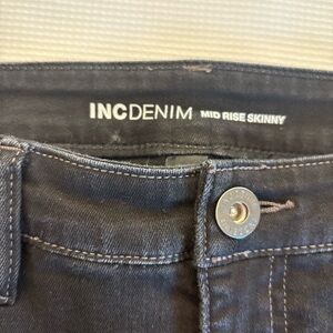 Inc Denim Mid Rise Skinny Jeans size 6/28